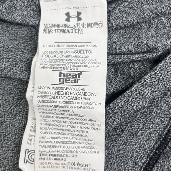 Under Armour Hoodie Shirt Womens Medium Gray High Neck Activewear - Picture 7 of 9